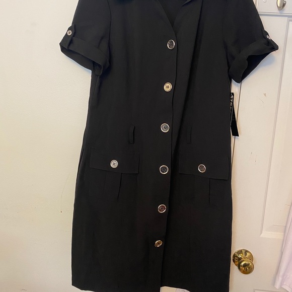 NWT Black shirt dress by true envy size 14 - Picture 1 of 5